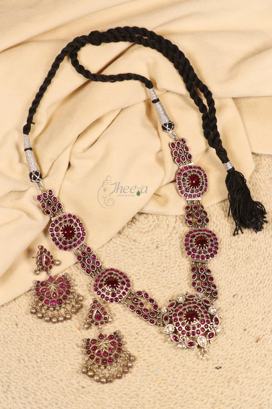 Saadagi Square Pendant Temple jewelry