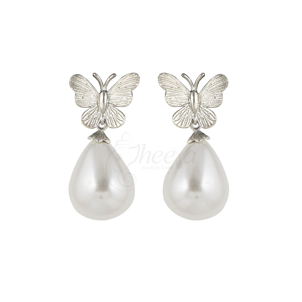 Butterfly with Pearl Drop image 3