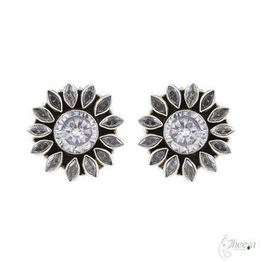 White Stone Studs image 1