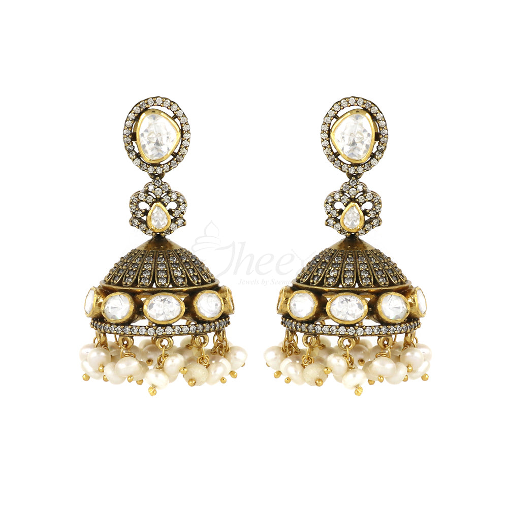 Moissanite Jhumka image 0