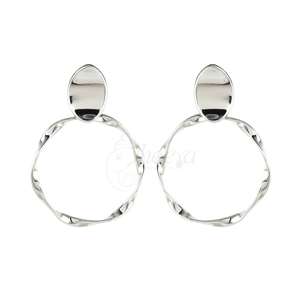 Silver Bali Ear Ring image 3