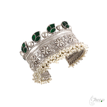 Leaf with Pearls Cuff image 1