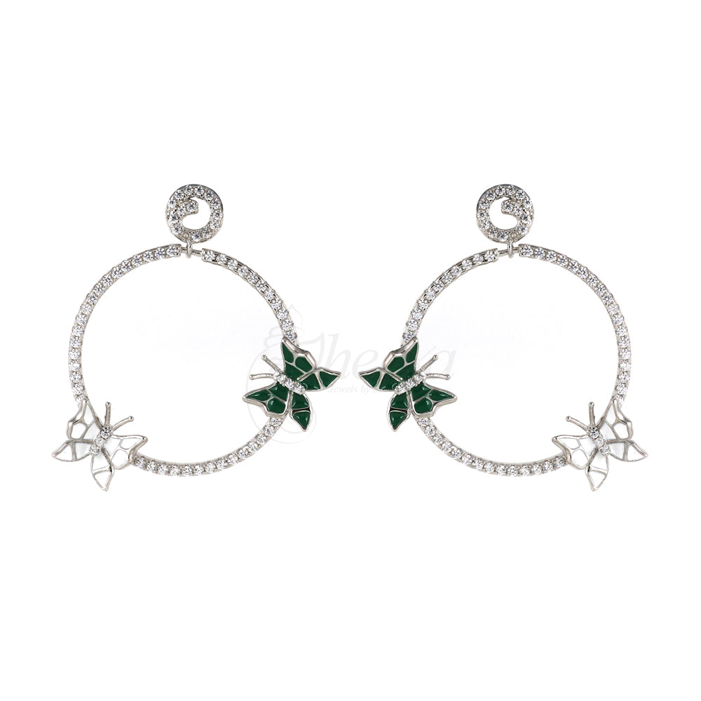 Green Butterfly Ring image 3