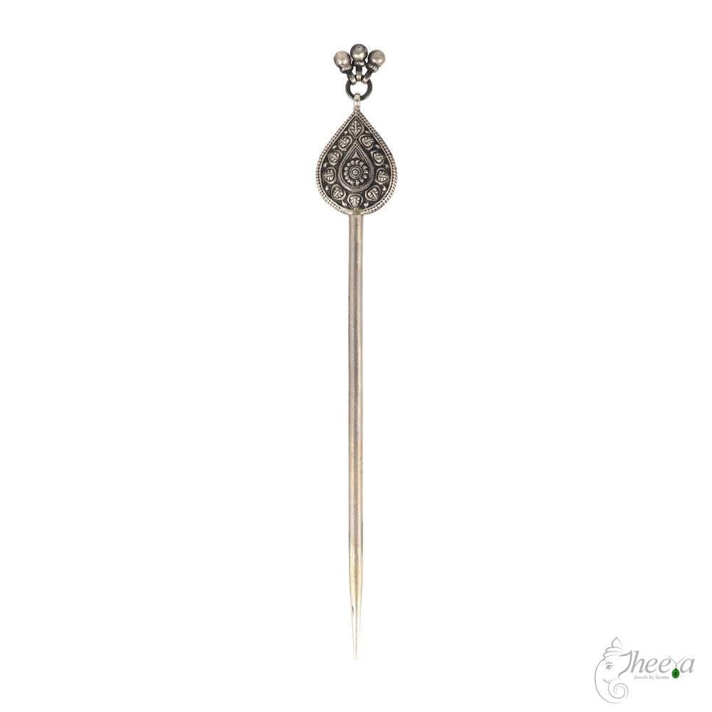 Pan Leaf with Dangler Hair Pin image 3