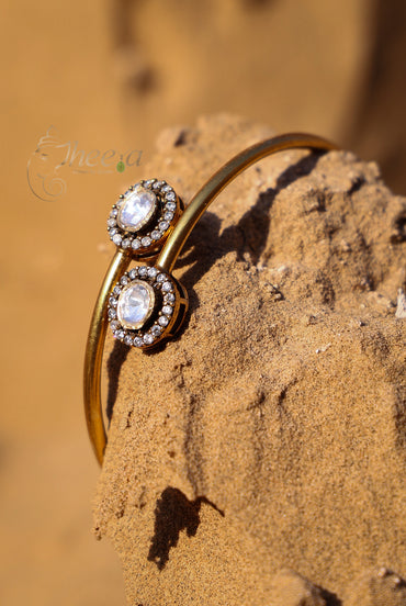 White stone moisanaite bracelet