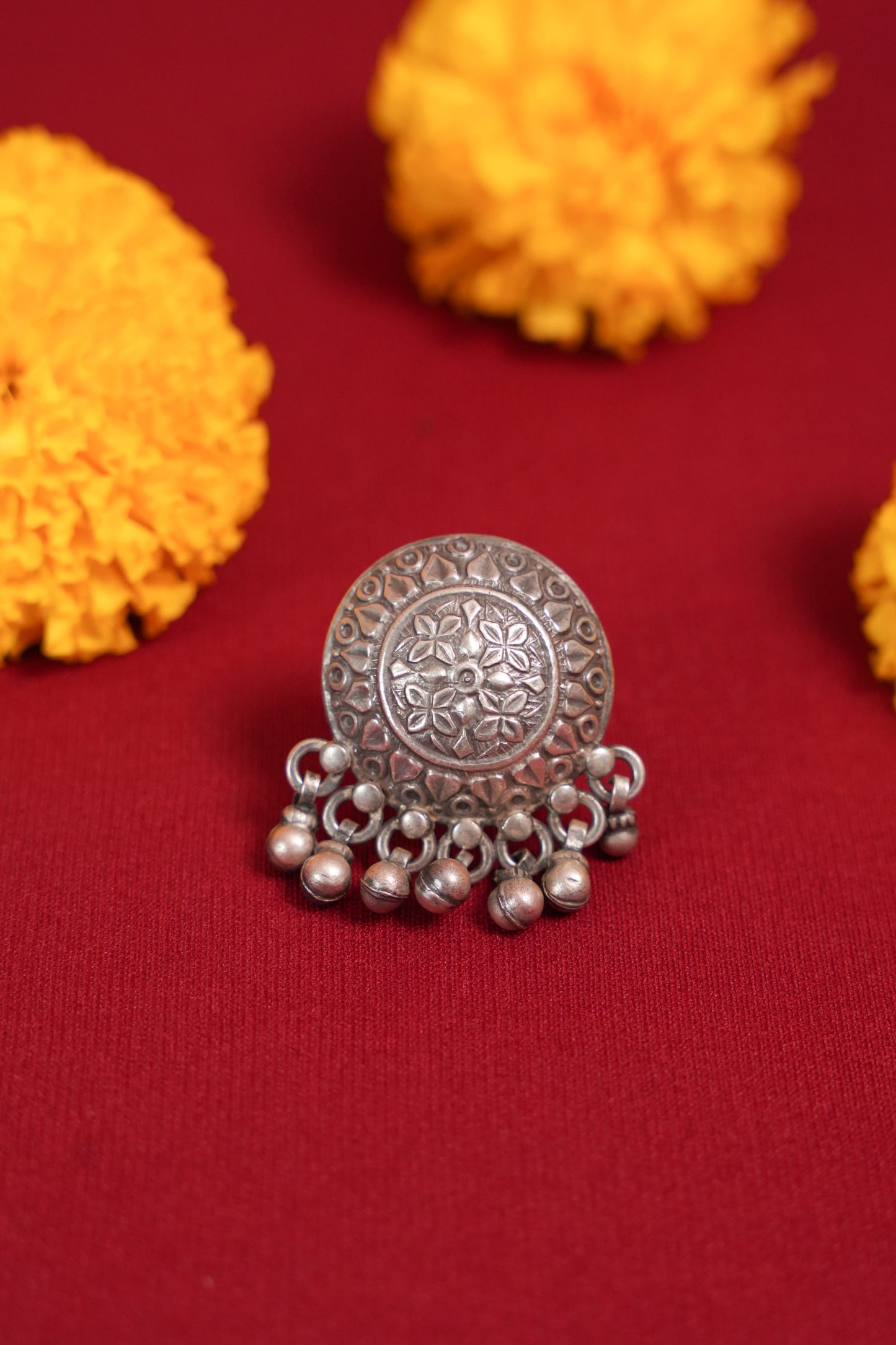 Big Ring with Tassels