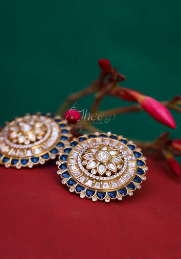 Riwaayat Big Blue Polki Studs