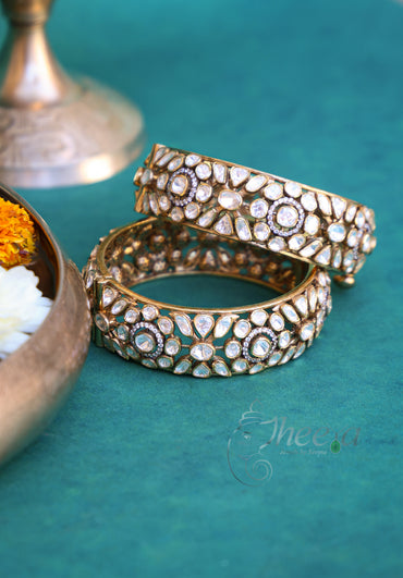 Moissanite Thick Bangles