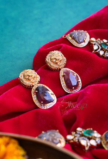 Multi Saphire with moissanaite set