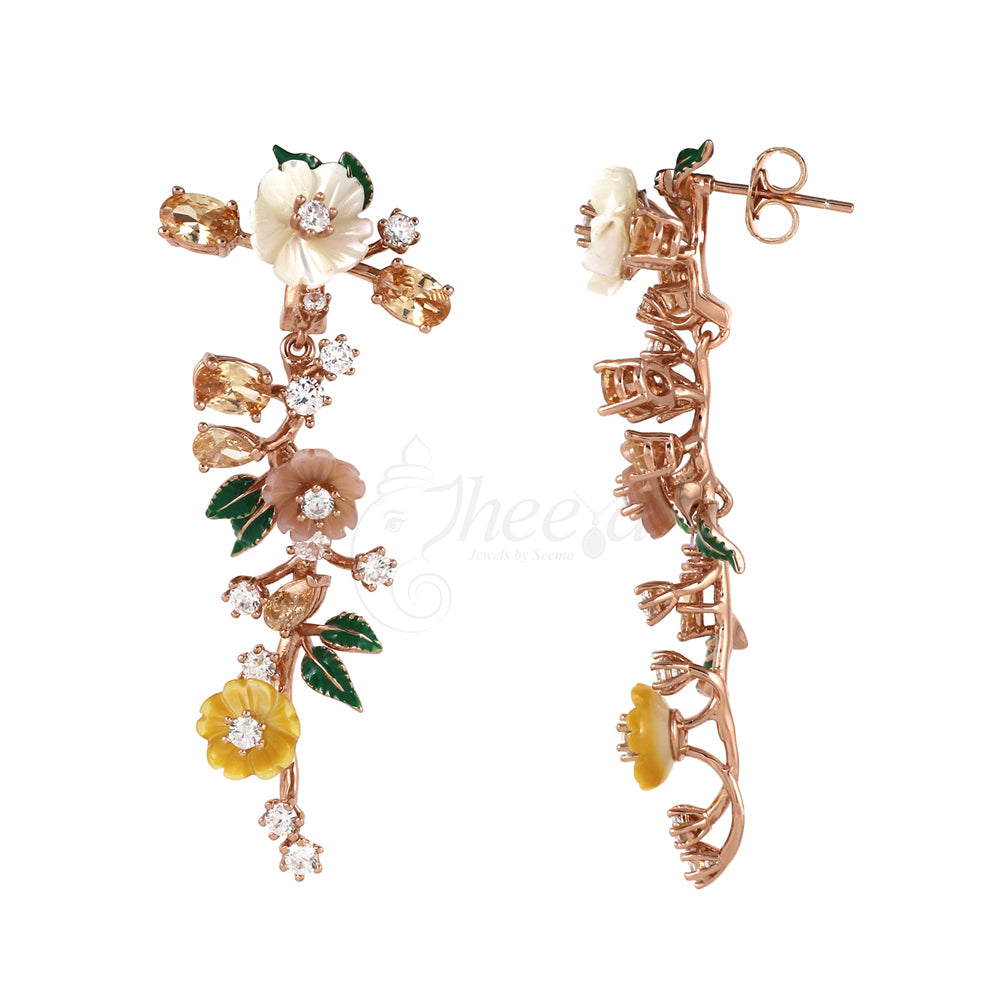 Mother of Pearls with Enamel and CZ image 3