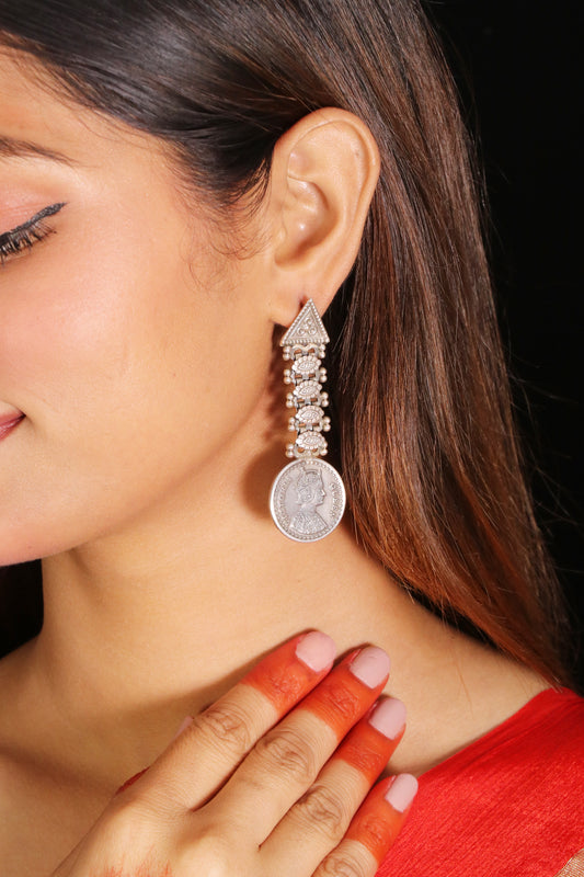 Saadagi Coin Danglers image 0