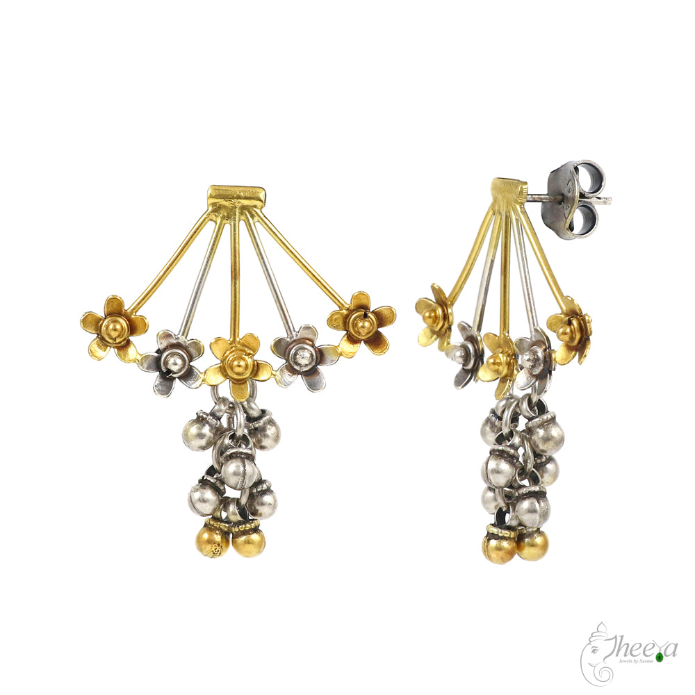 Dual Tone Earrings image 2
