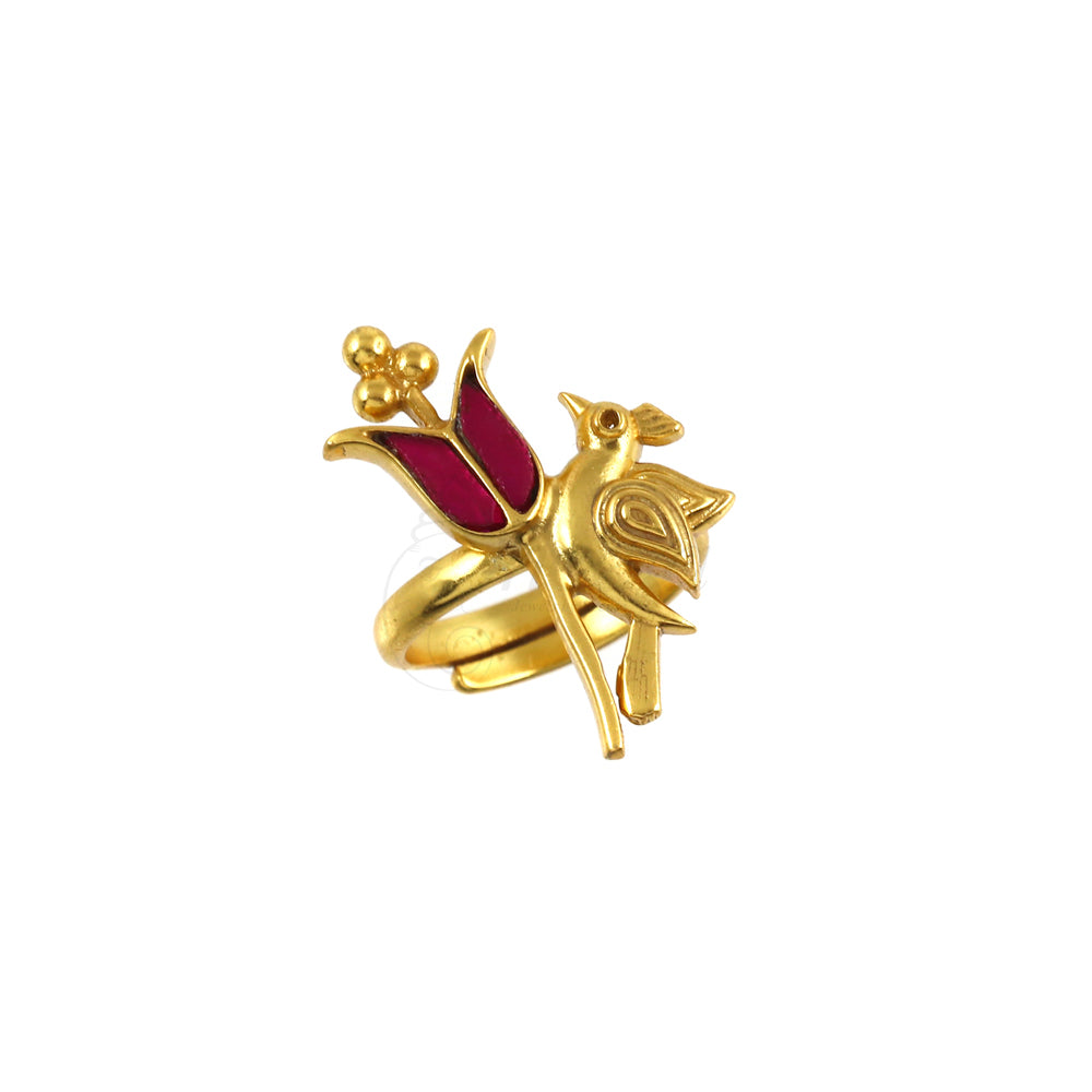 Red Tulip Ring image 1