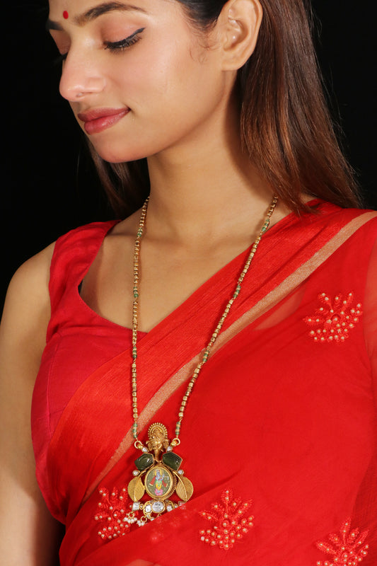 Riwaayat Hanpainted Krishna Pendant image 0