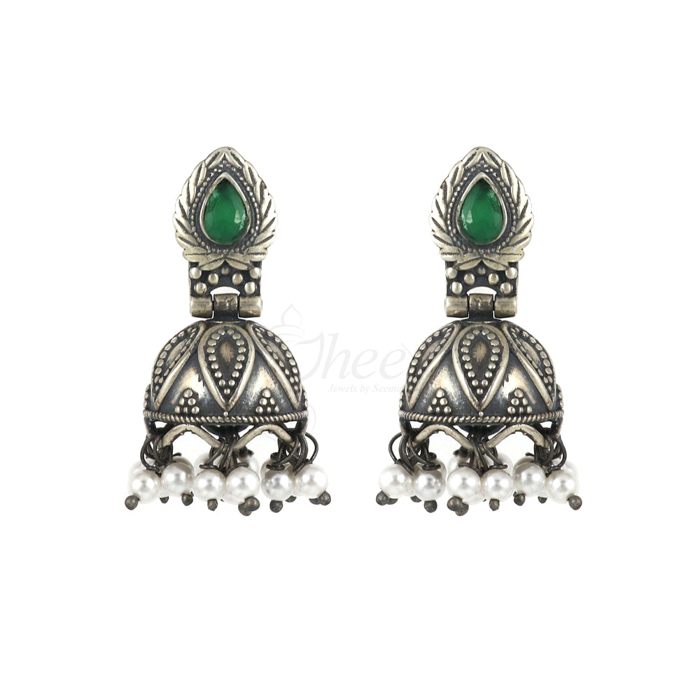 Silver Jhumka image 2