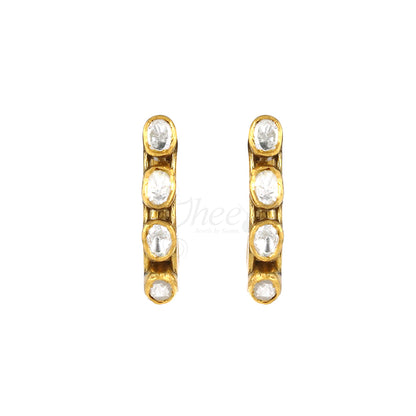 Moissanite Hoops image 1