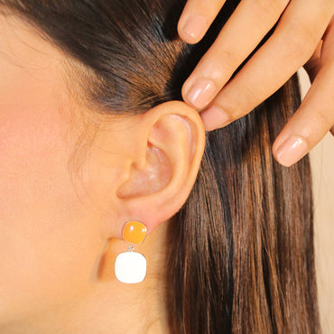 Enamel Ear Rings image 1