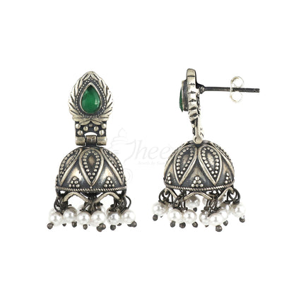 Silver Jhumka image 3