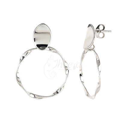 Silver Bali Ear Ring image 2