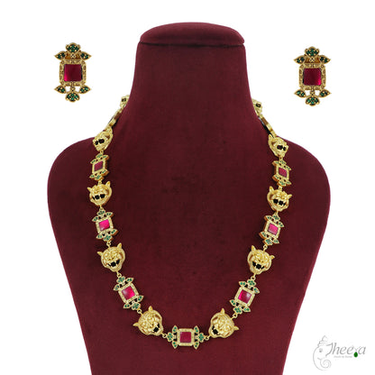 Panther with Kundan Necklace Set image 3