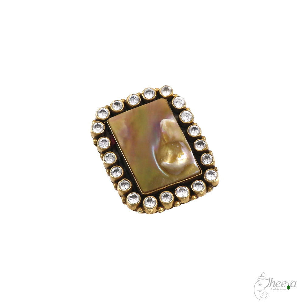 Mother of Pearl Ring image 1