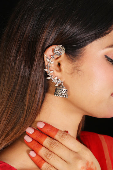 Saadagi Ear cuff Jhumka image 1
