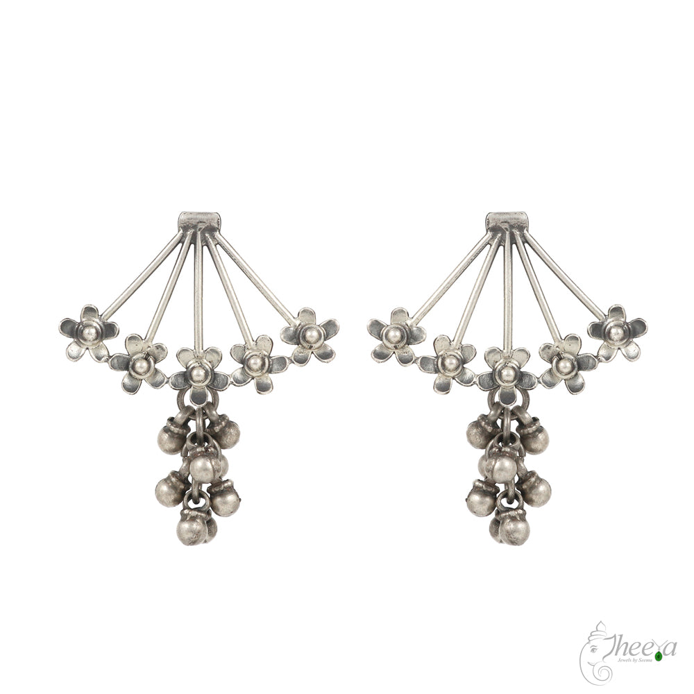 Flower Drop Earrings image 1