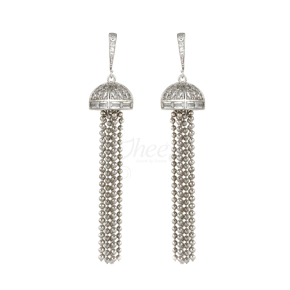 Drop Earrings with Chain image 2