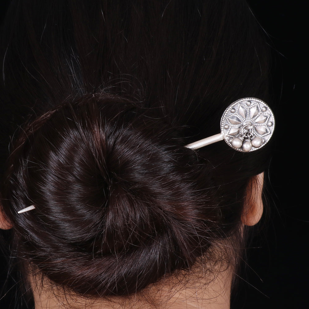 Kolam Round Head Hair Pin image 1