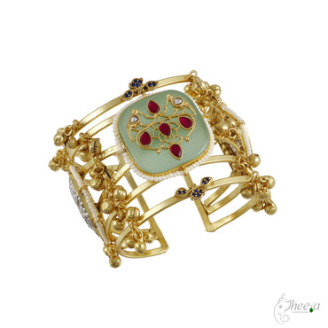 Cuff with inlay Work with Bells image 1