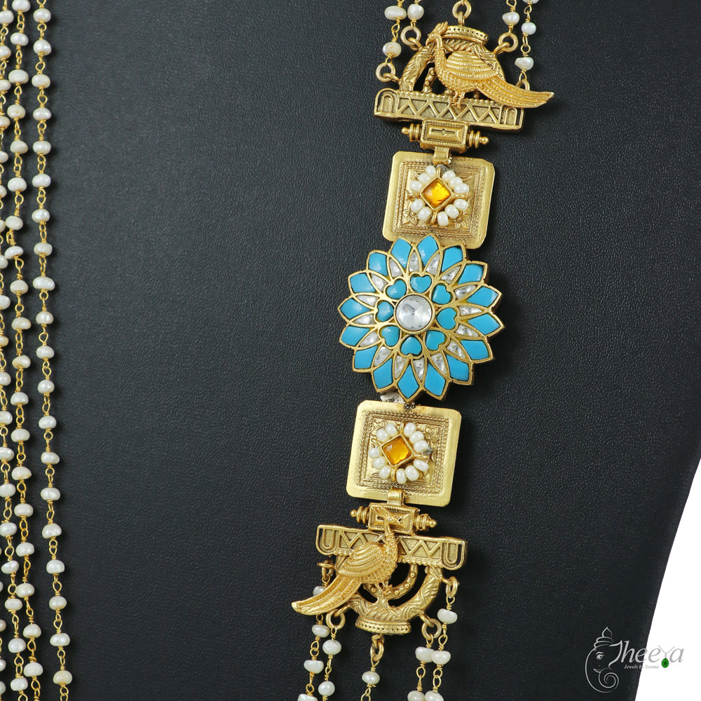 Turquoise Side Pendant Necklace image 2