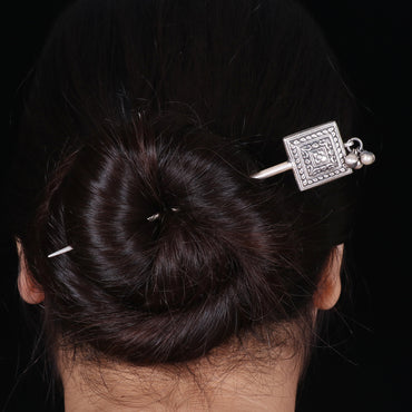 Square Head with Dangler Hair Pin image 1
