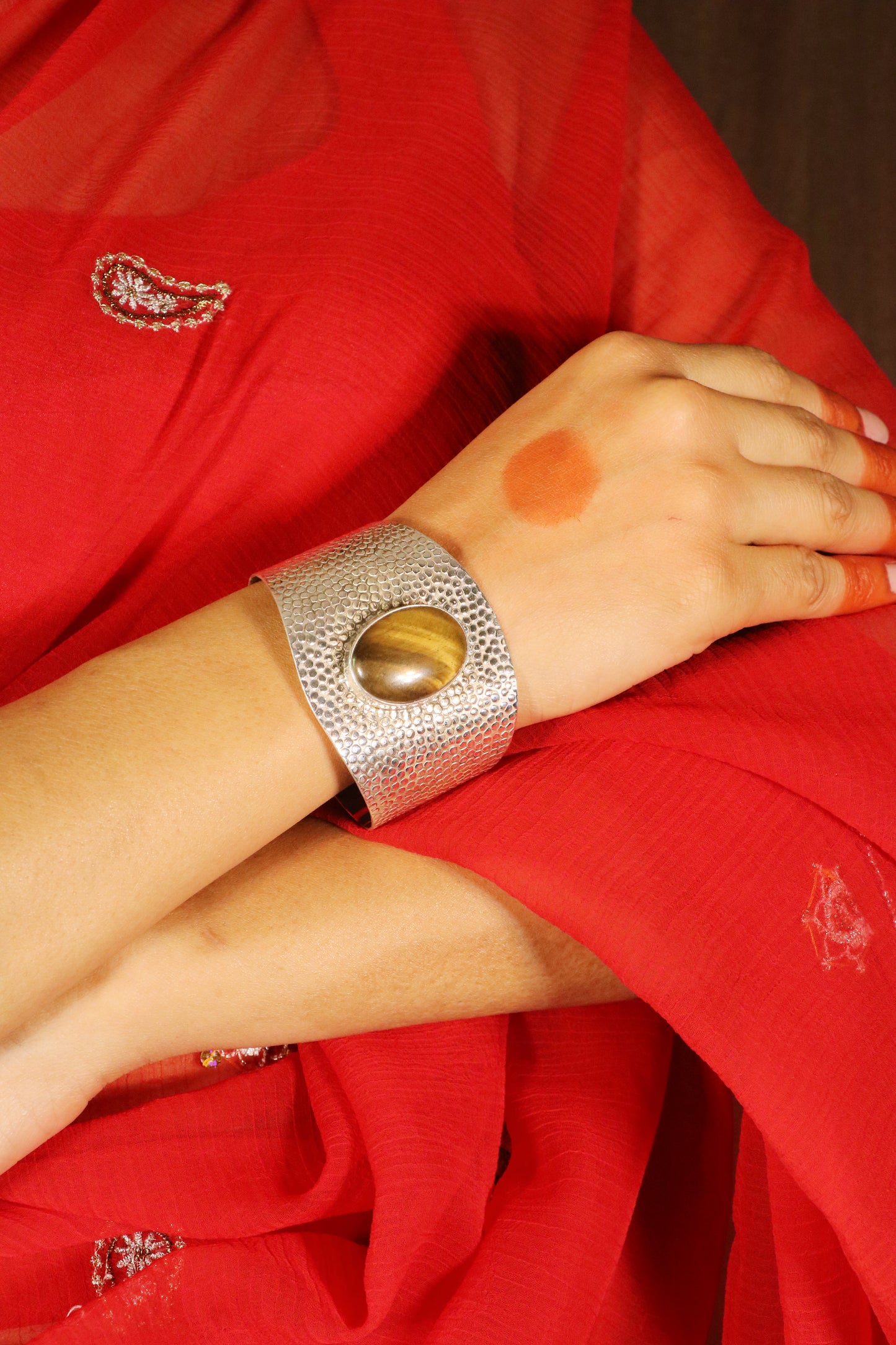 Saadagi Brown stone cuff image 0