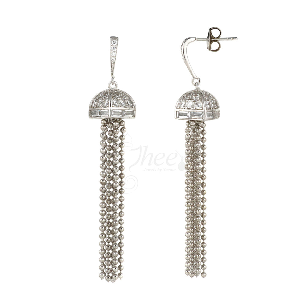 Drop Earrings with Chain image 3