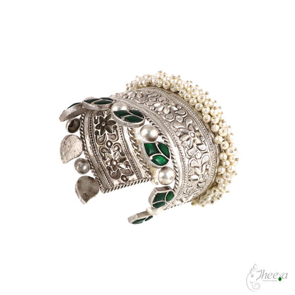 Leaf with Pearls Cuff image 2