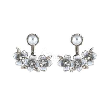 Pearl With Flower Drop image 3