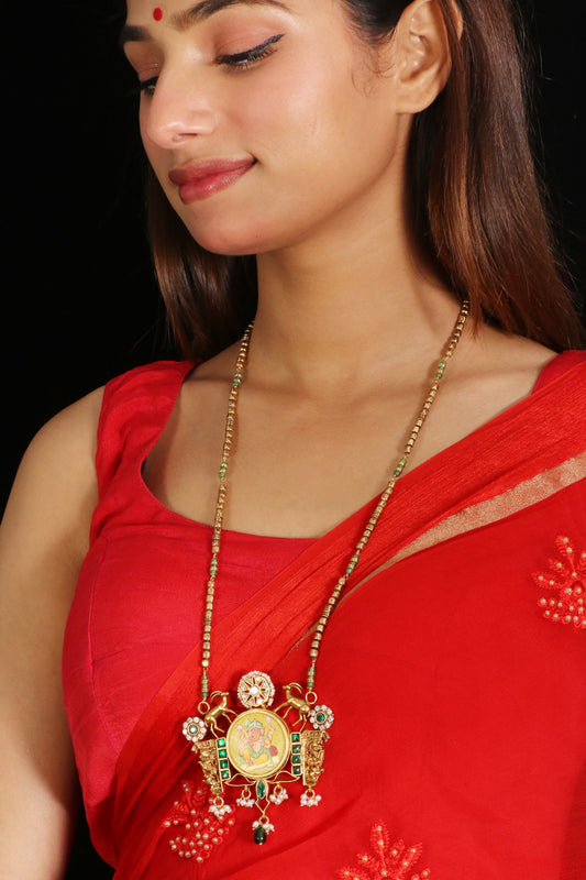 Riwaayat Handpainted ganesha Pendant image 0