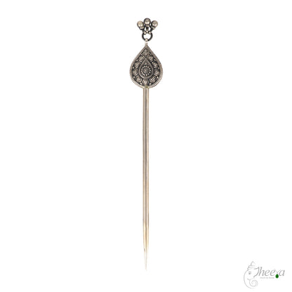 Pan Leaf with Dangler Hair Pin image 3