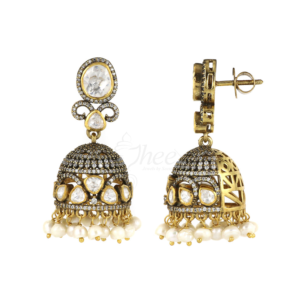 Moissanite Jhumka image 1