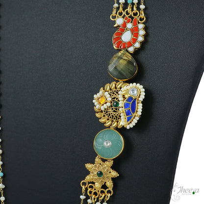 Coral Side Pendant Necklace image 2