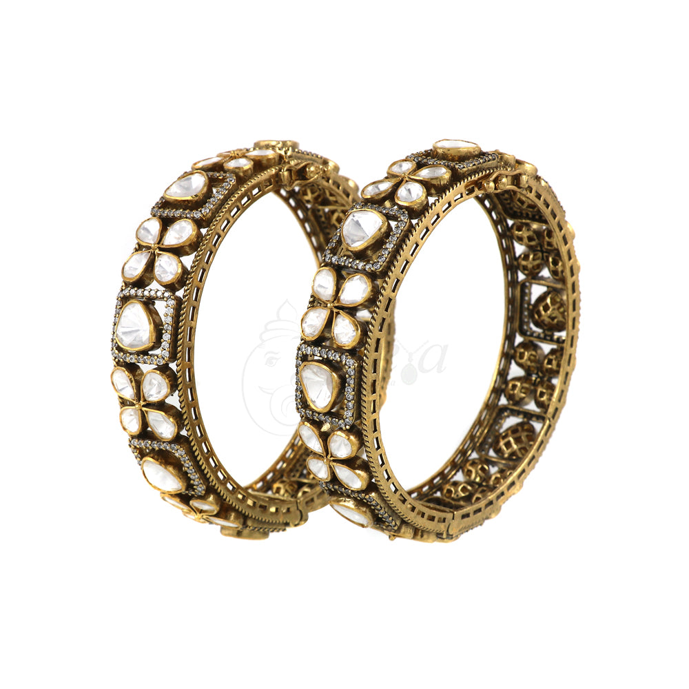 Moissanite Bangles Openable image 3