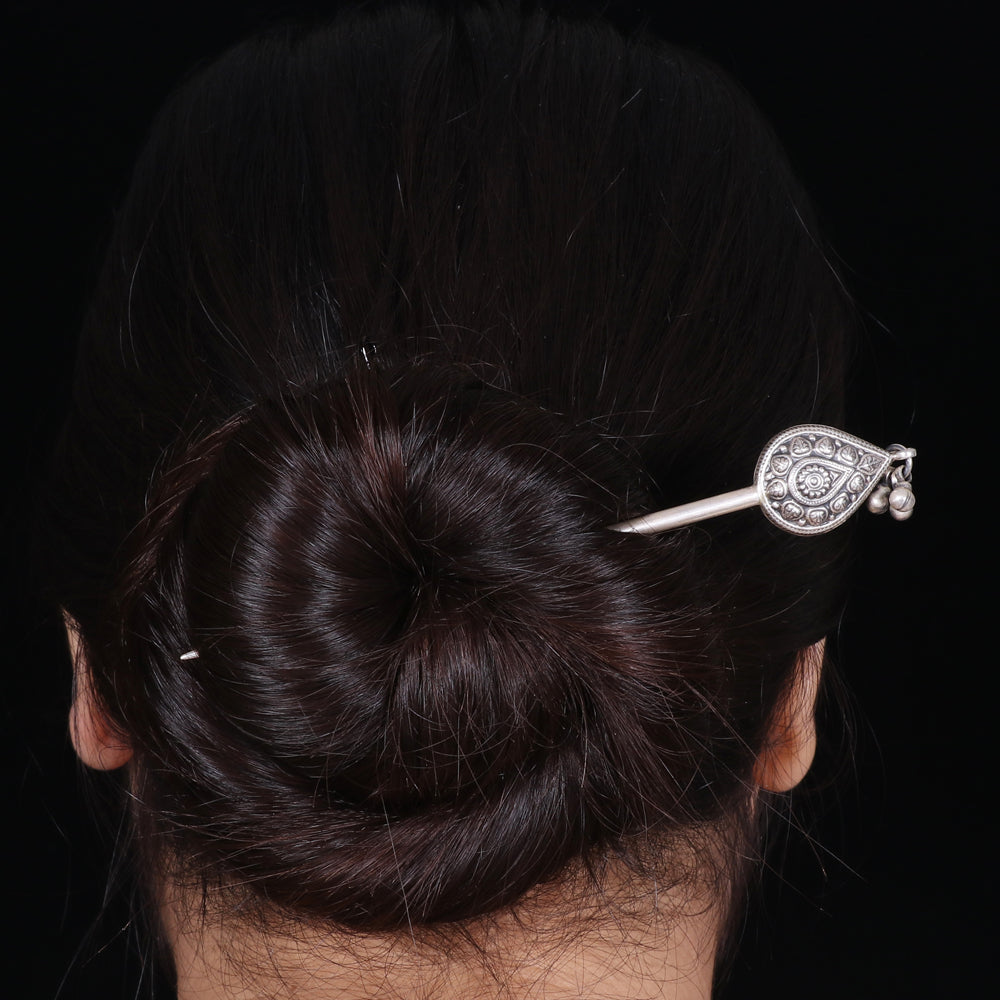 Pan Leaf with Dangler Hair Pin image 1