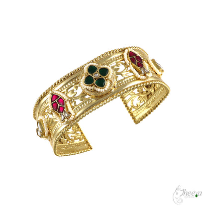 Cuff with Kundan Work Bracelet image 1