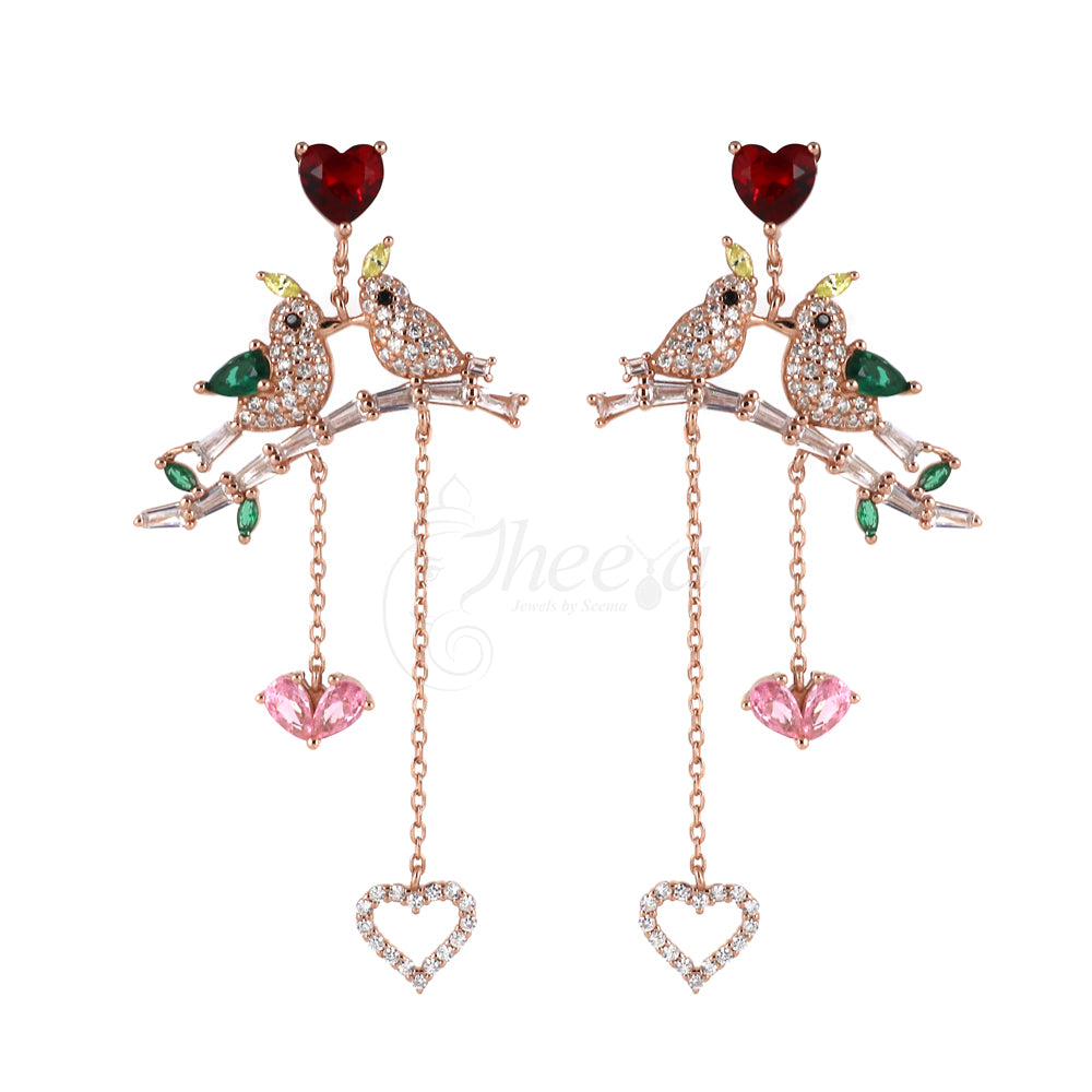 Love Birds Ear Rings image 2