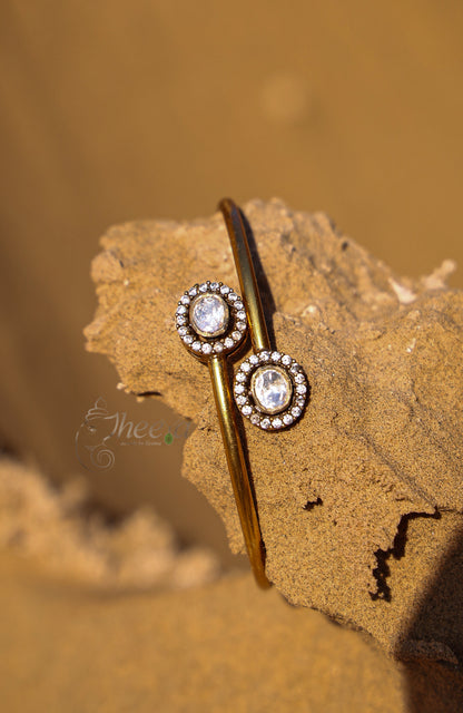 White stone moisanaite bracelet