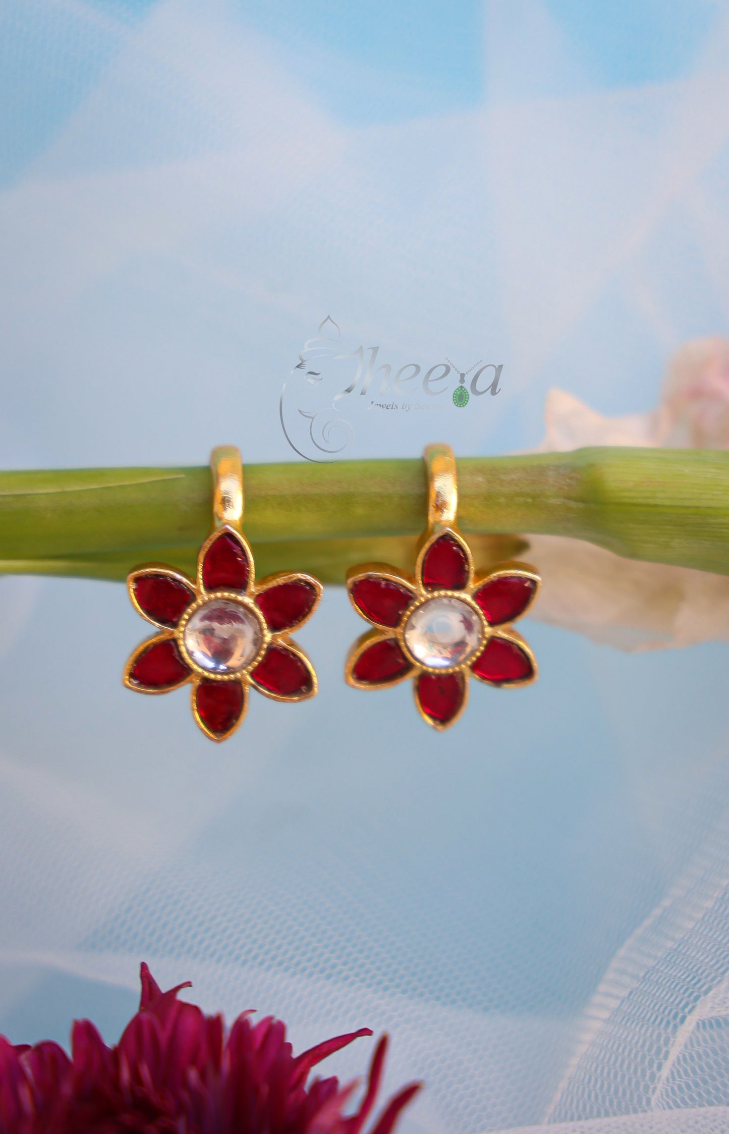 Big red flower bugadi