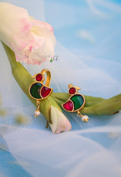 red n green duck bugadi