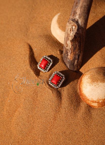 Coral Stud earring