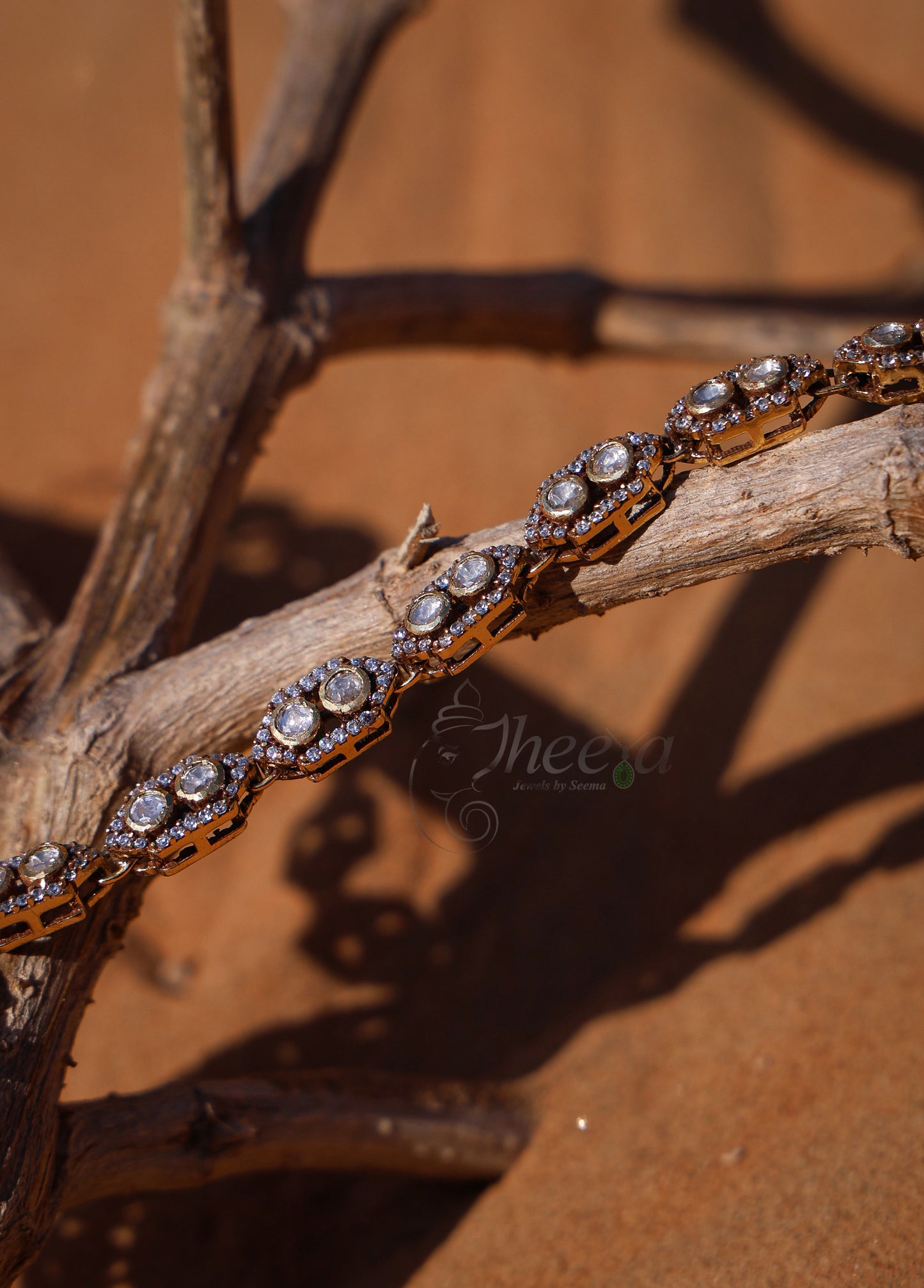 Red Moissnaite necklace set