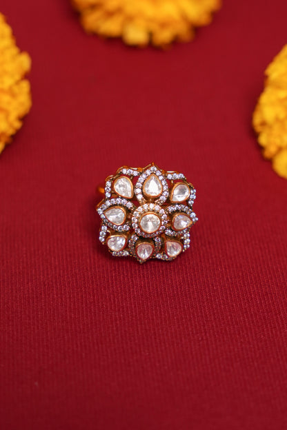 Square moissanite Ring